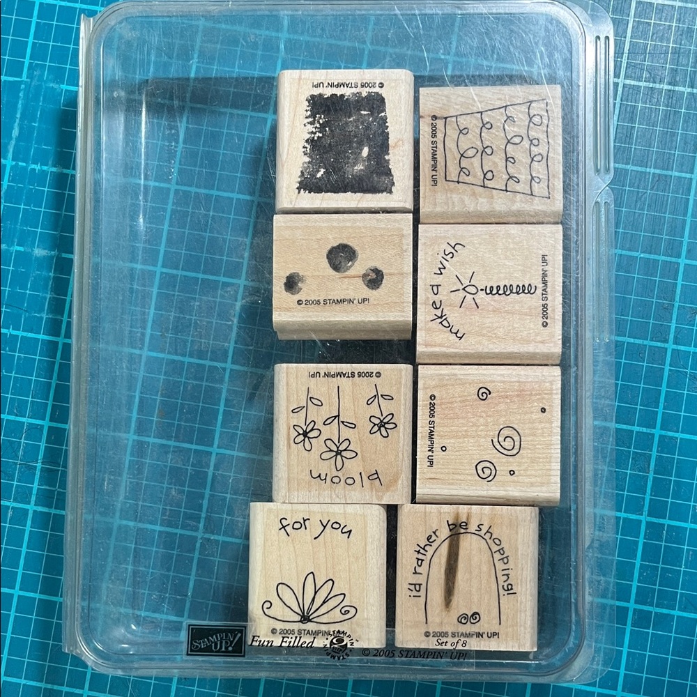 Stampin' Up! Fun Filled - Wooden Stamp Set